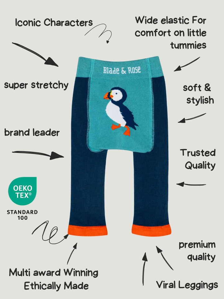Kenzie the Puffin Leggings
