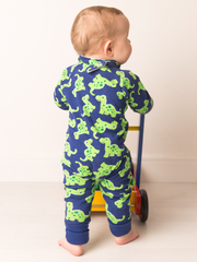 Maple the Dino Zip-Up Romper