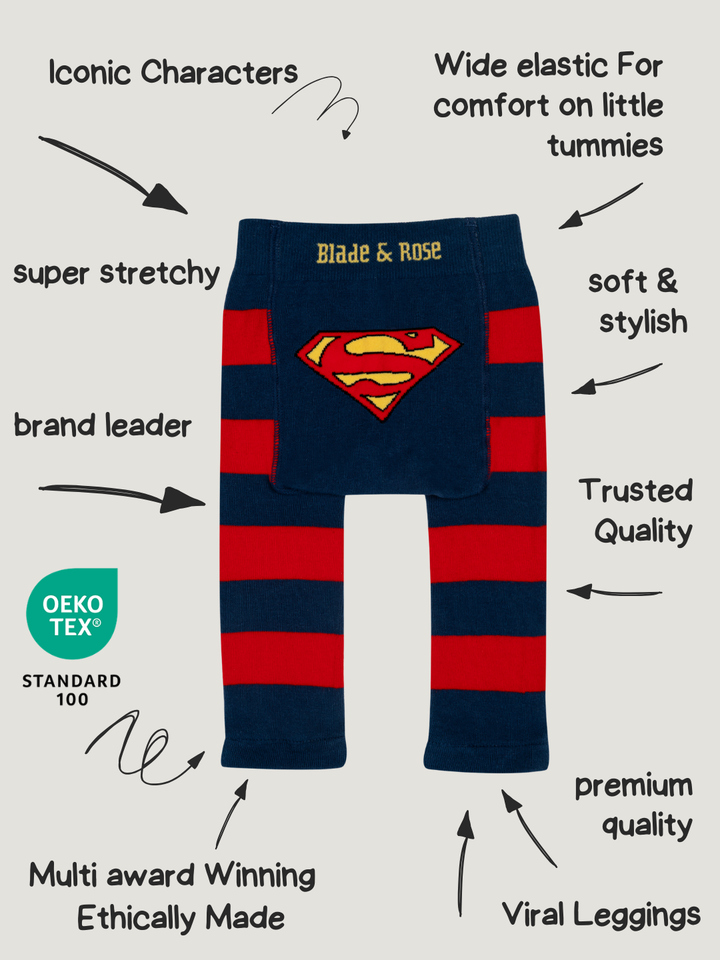 Superman Saves the Day Legging