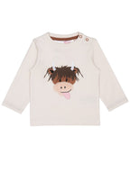 Junior Neutral Highland Cow Top