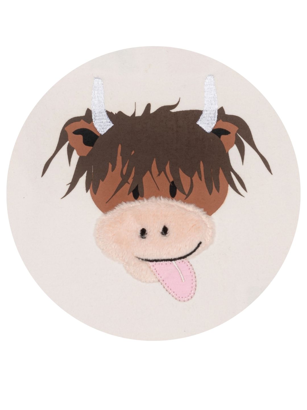 Neutral Highland Cow Top