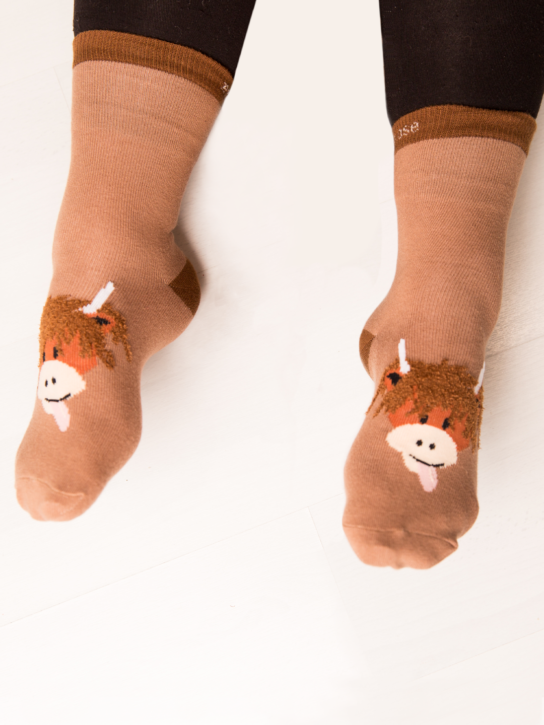 Highland Cow Adult Socks