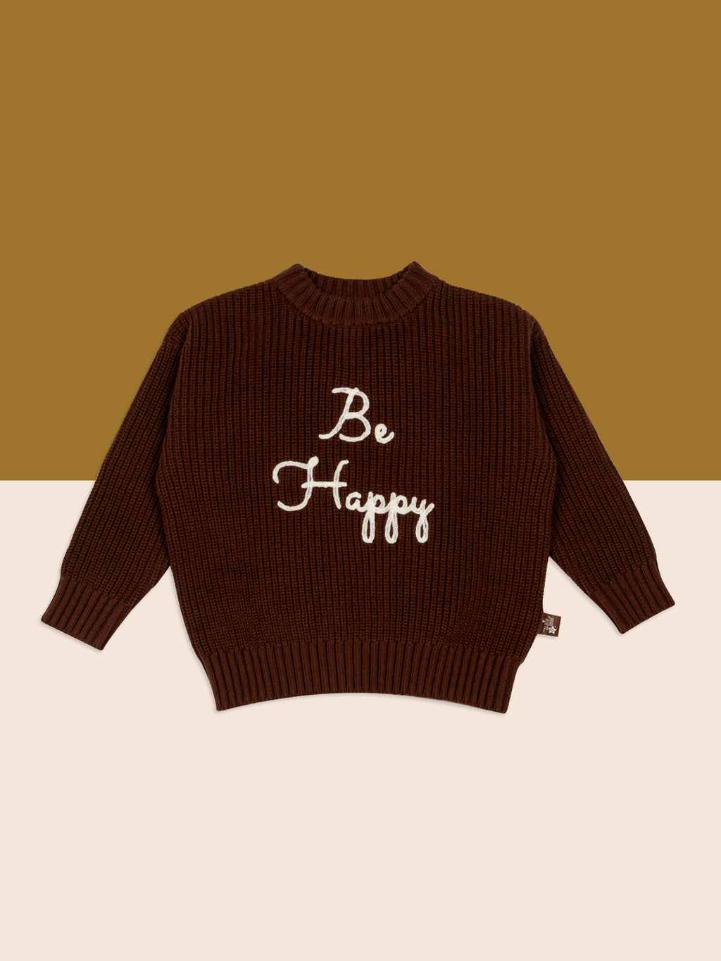 Be Happy Knitted Jumper