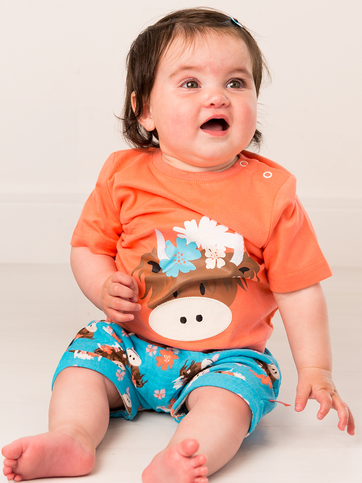 Bonnie Highland Cow Tee