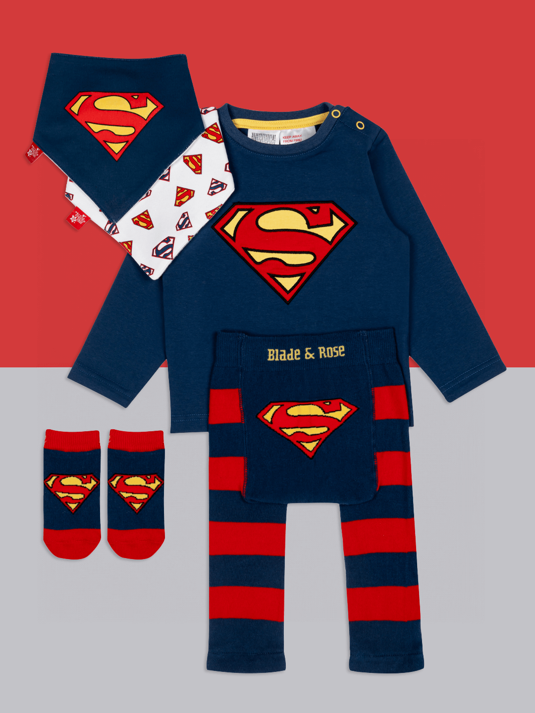 Superman Saves the Day Socks
