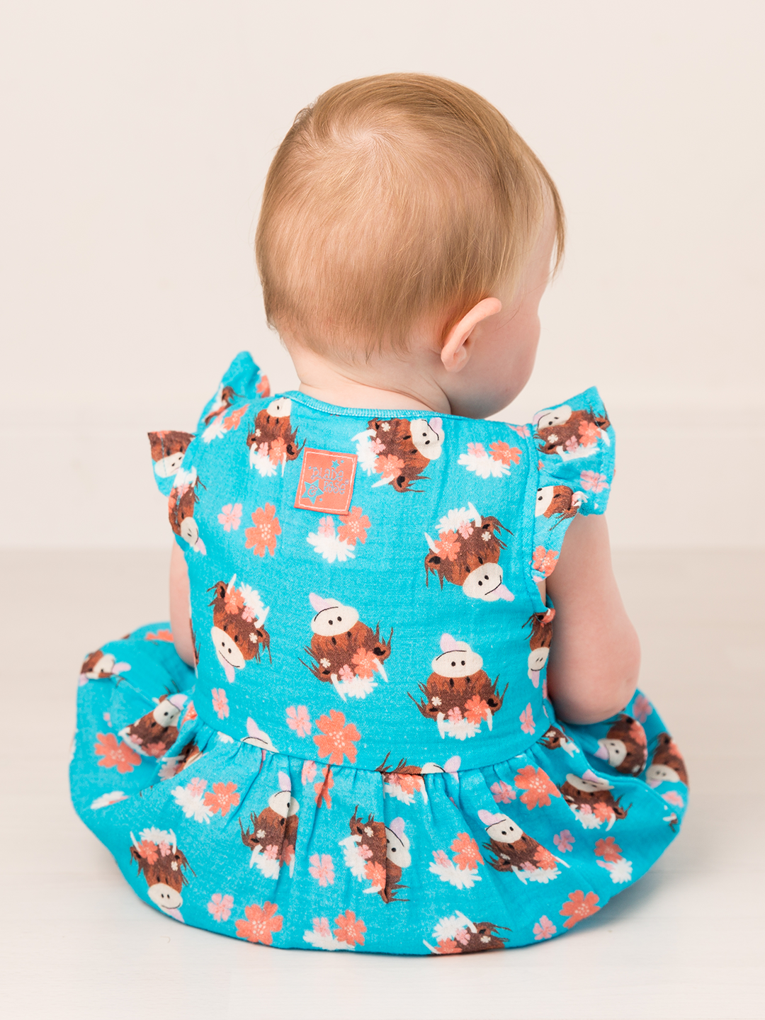 Bonnie Highland Cow Summer Dress