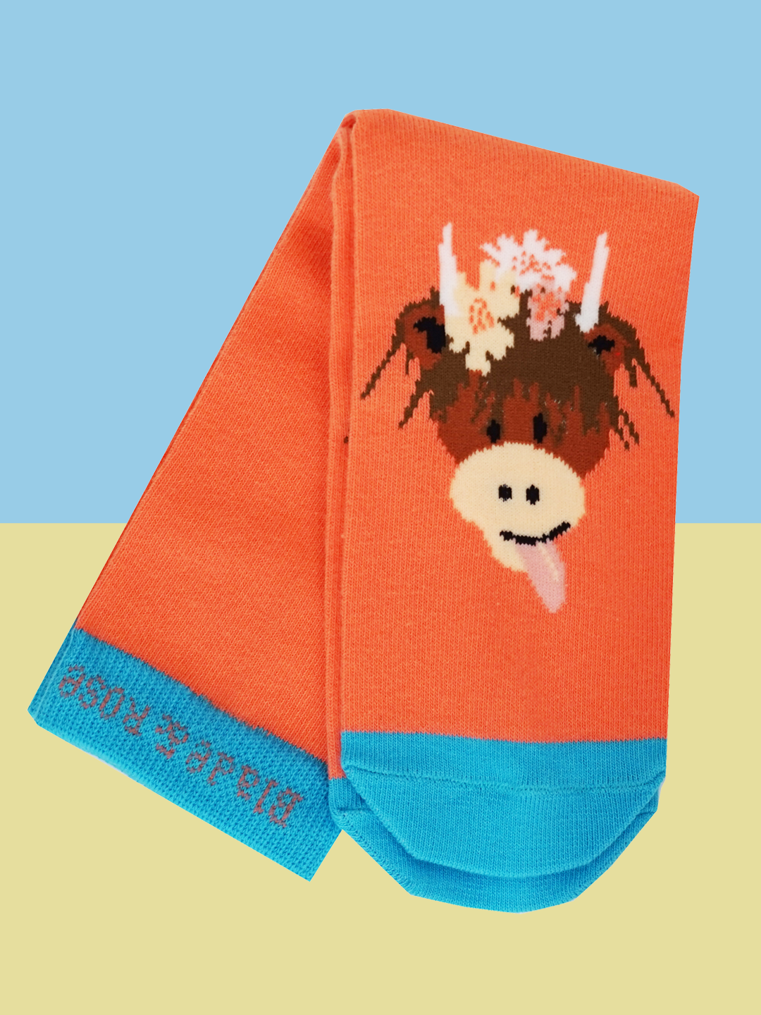 Highland Cow Adult Socks