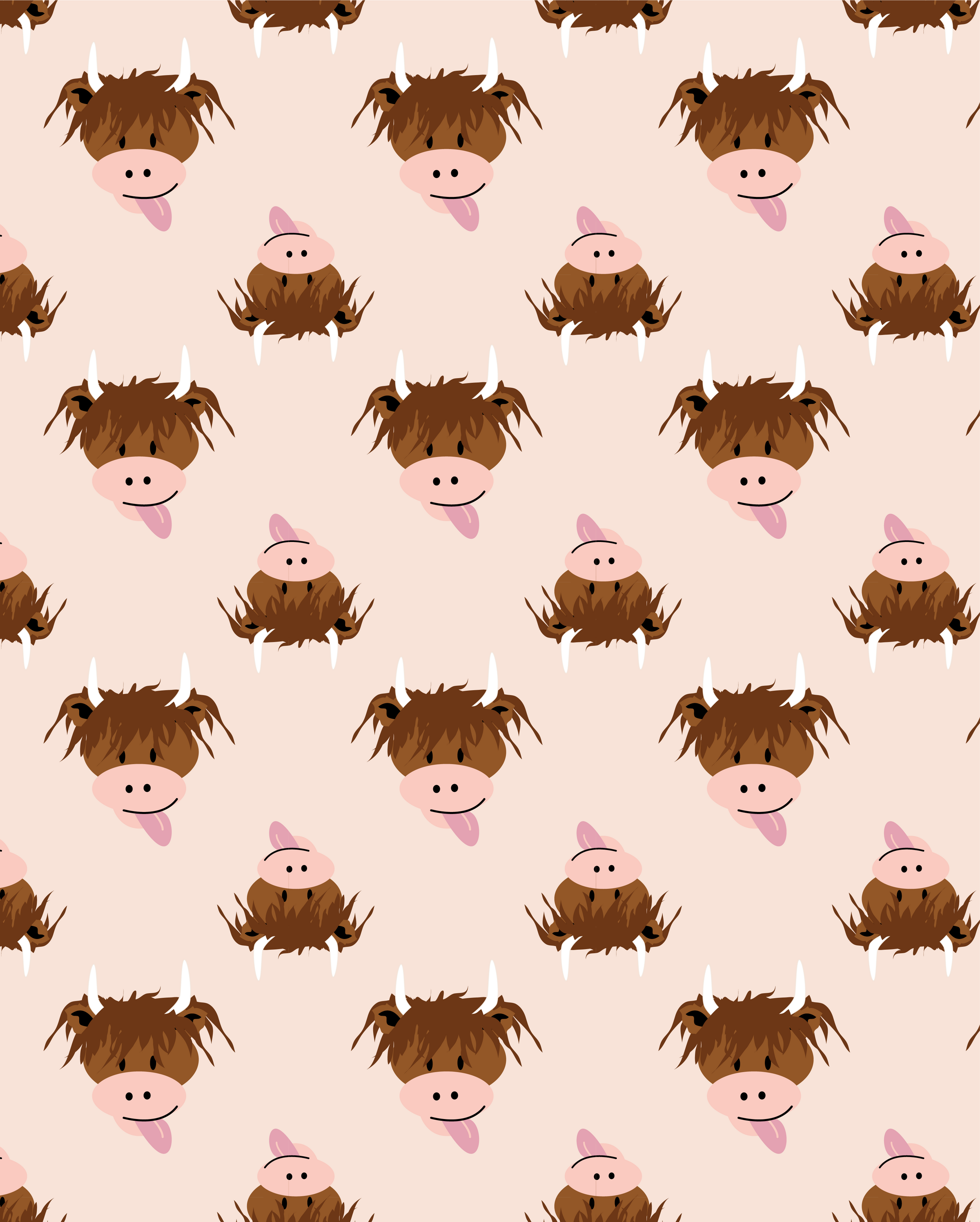 Neutral Highland Cow