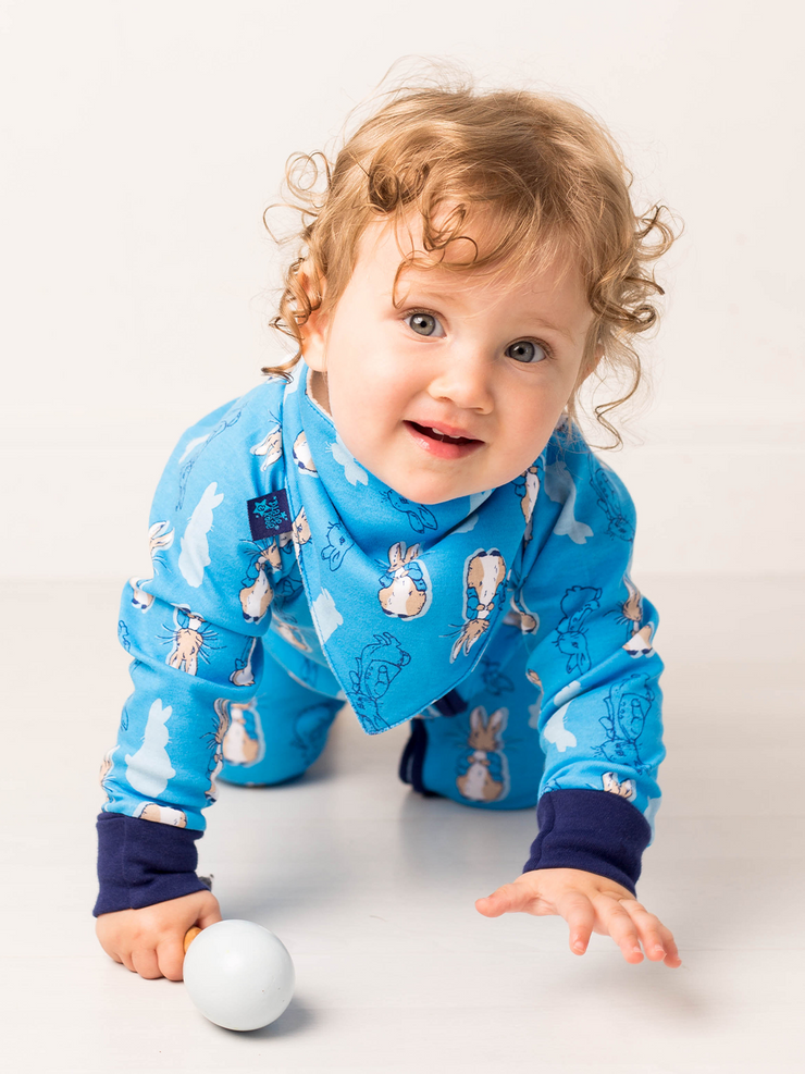 Peter Rabbit™ Navy Bib