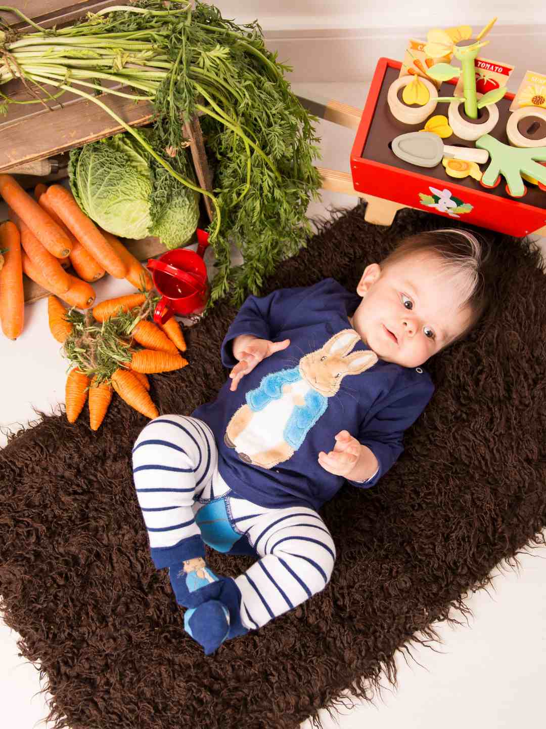 Peter Rabbit Navy Striped Leggings