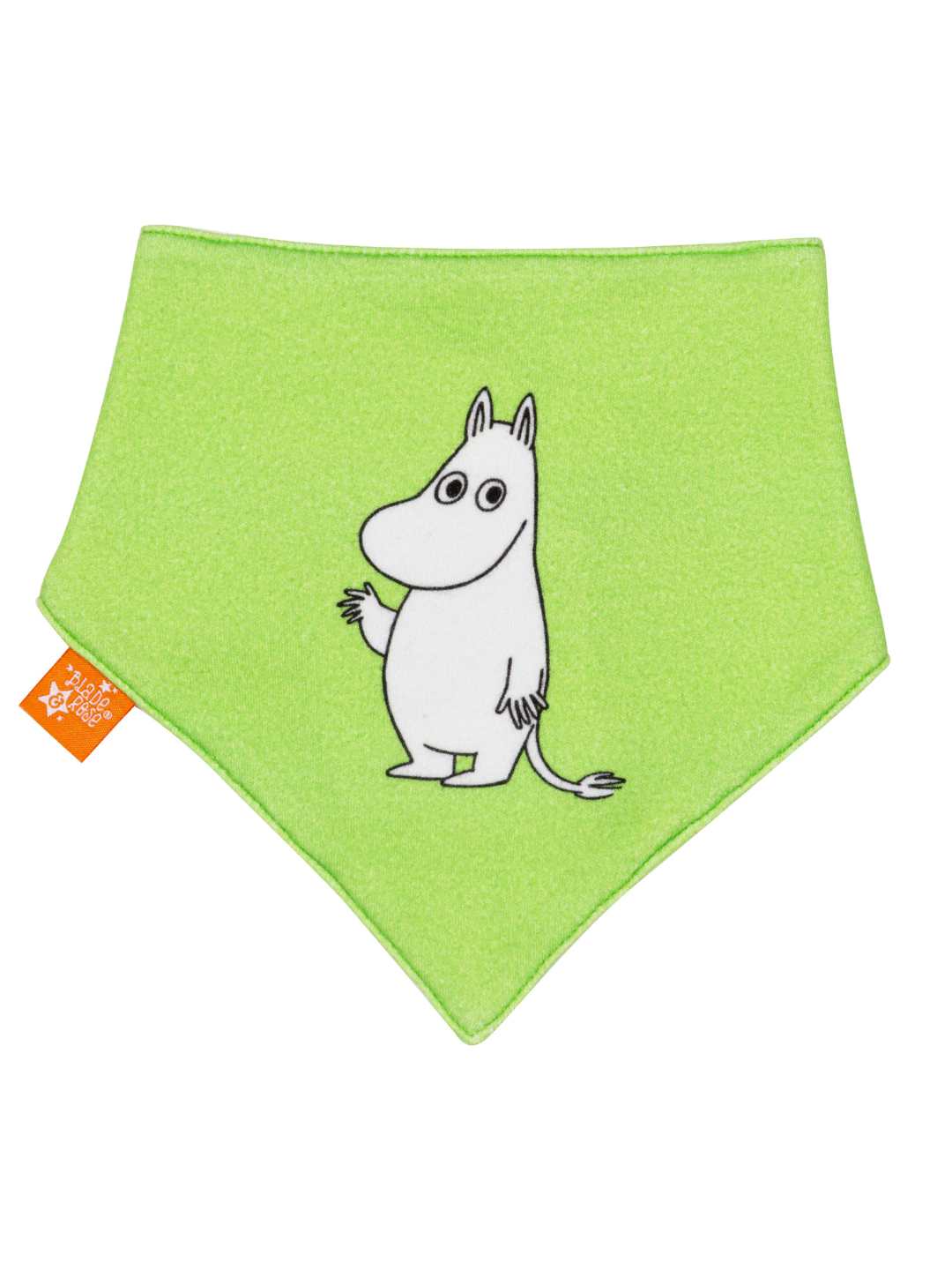 Moomin™ Organic Free To Explore Lime Green Bib