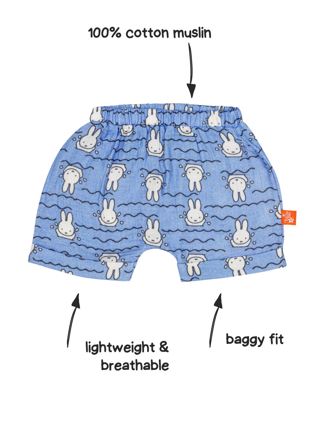 Miffy™ In The Sunshine Muslin Shorts