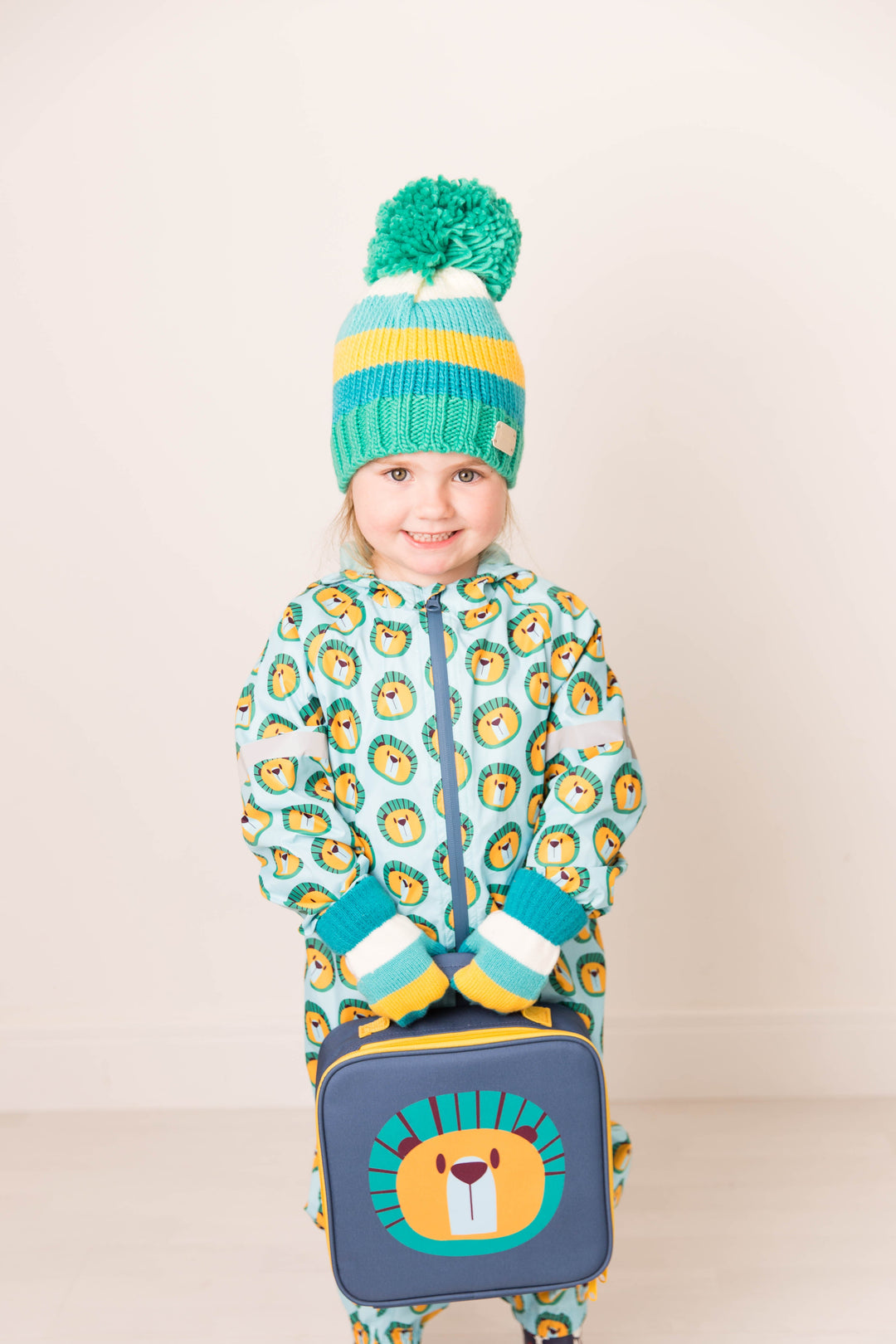 Green & Mustard Mittens