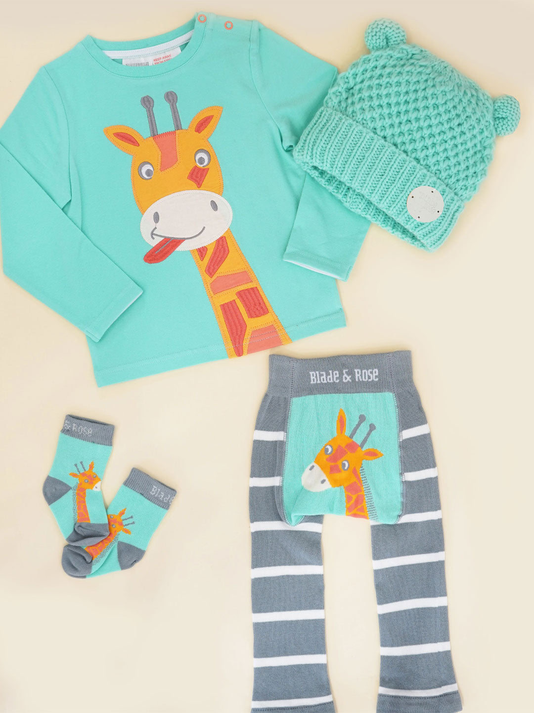 Allie the Giraffe Socks